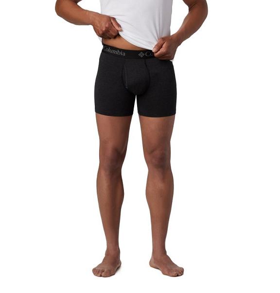 Columbia Performance Cotton Stretch Underwear Black For Men's NZ39581 New Zealand